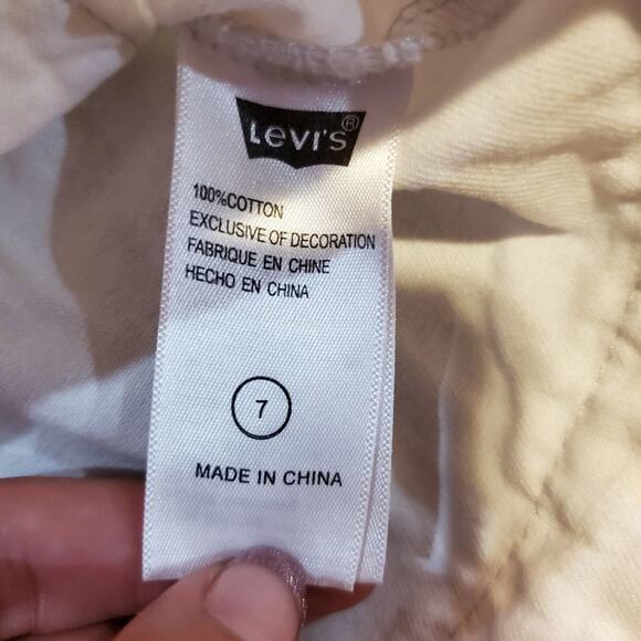 Levis girls size 7 short overalls - Picture 4 of 8